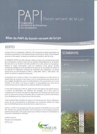 Le PAPI ( prevention  inondation )